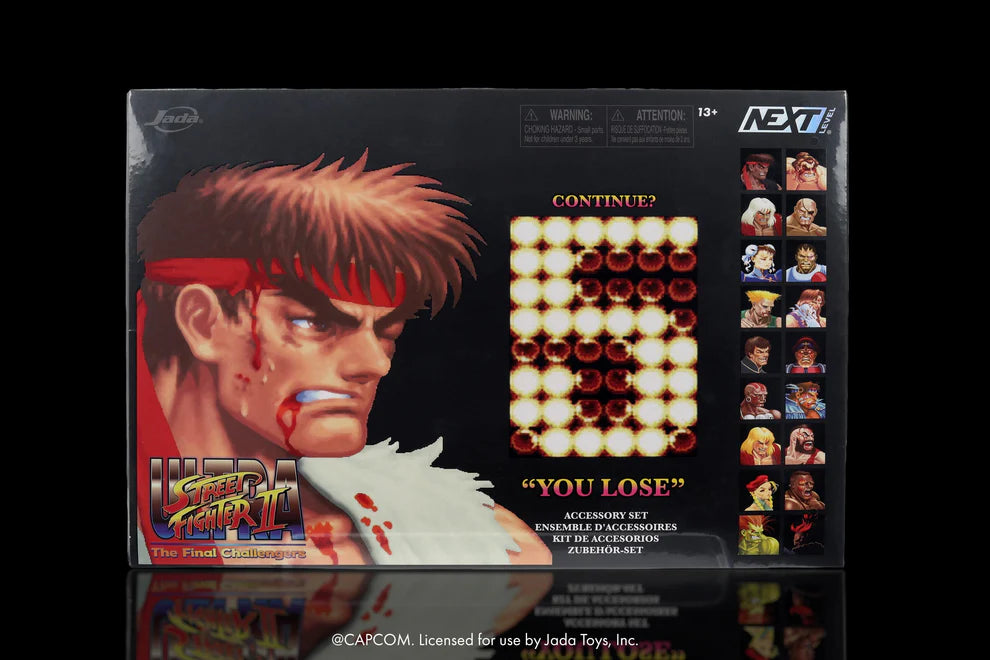 Street Fighter 2 -You Lose : Pack accessoires exclusif SDCC26.
