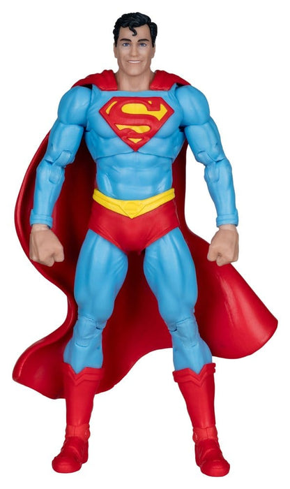 Figurine Superman DC Multiverse de 19 cm de McFarlane Toys, version classique avec costume bleu et cape rouge.