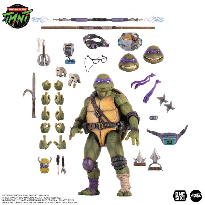 TMNT – Donatello – Mondo 1/6 – 25 cm (tortues Ninja Figure)