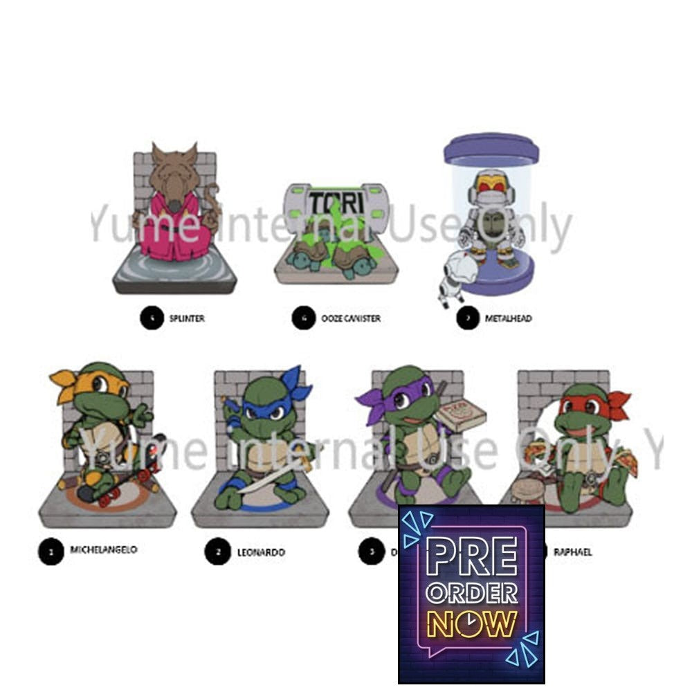 Tortues Ninja présentoir figurines mini Hero Box Big Apple Series 8 cm (6)