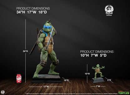 Statue Leonardo TMNT, figurine de collection en échelle 1/3, édition Deluxe, Toys Legacy Collection, figurine de Tortues Ninja.