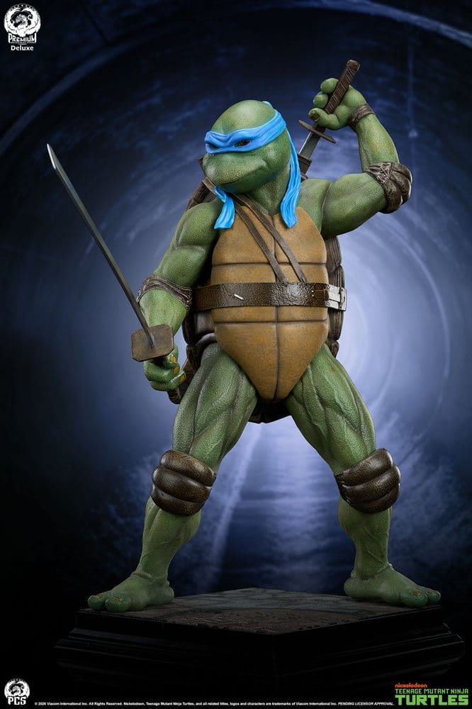 Statue Leonardo TMNT, figurine de collection en échelle 1/3, édition Deluxe, Toys Legacy Collection, figurine de Tortues Ninja.