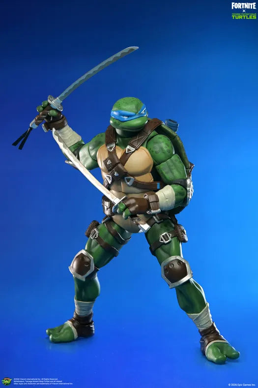 Teenage Mutant Ninja Turtles x Fortnite – Leonardo : figurine 17cm