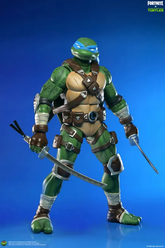 Teenage Mutant Ninja Turtles x Fortnite – Leonardo : figurine 17cm