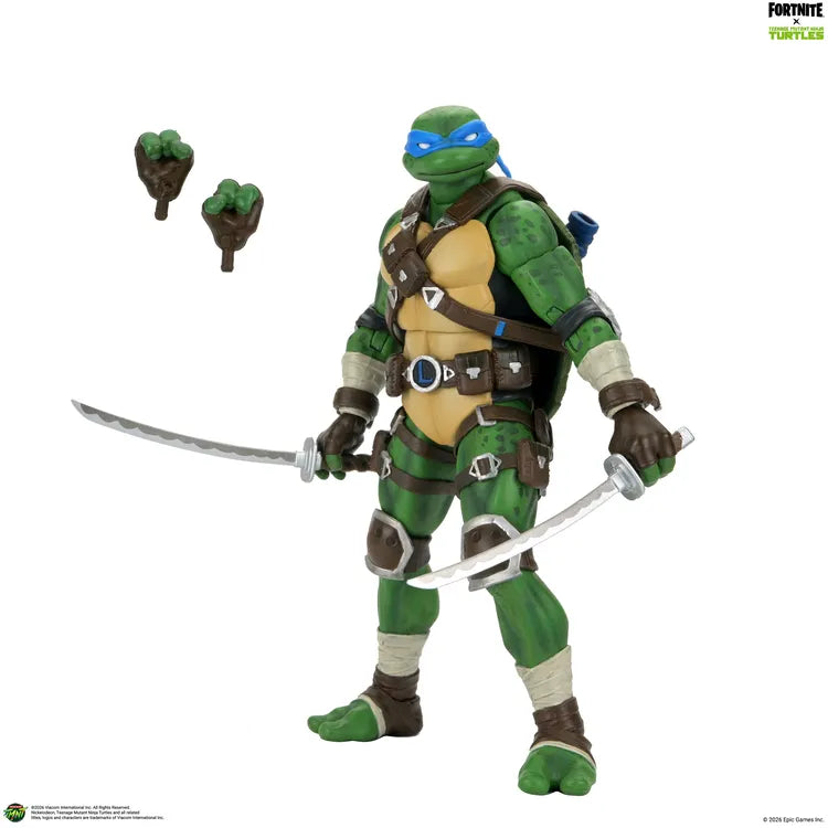 Teenage Mutant Ninja Turtles x Fortnite – Leonardo : figurine 17cm