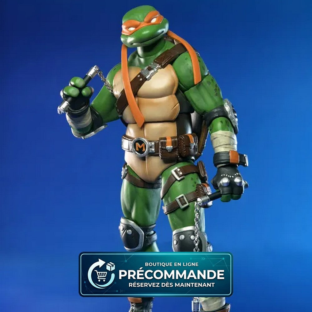 Teenage Mutant Ninja Turtles x Fortnite – Michelangelo : figurine 17cm