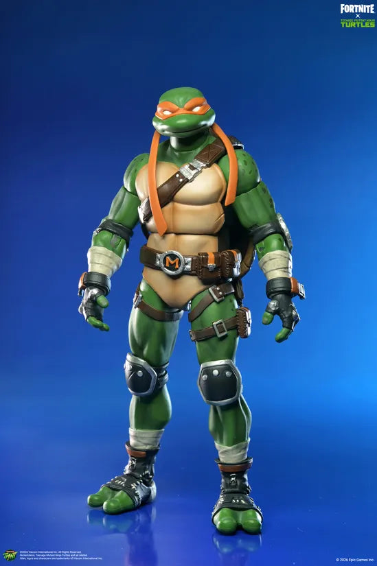 Teenage Mutant Ninja Turtles x Fortnite – Michelangelo : figurine 17cm