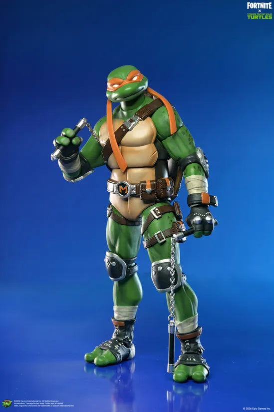 Teenage Mutant Ninja Turtles x Fortnite – Michelangelo : figurine 17cm