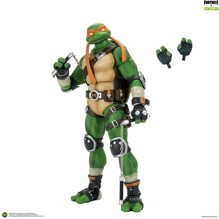 Teenage Mutant Ninja Turtles x Fortnite – Michelangelo : figurine 17cm