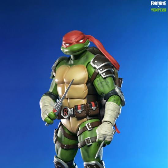 Teenage Mutant Ninja Turtles x Fortnite – Raphael : figurine 17cm