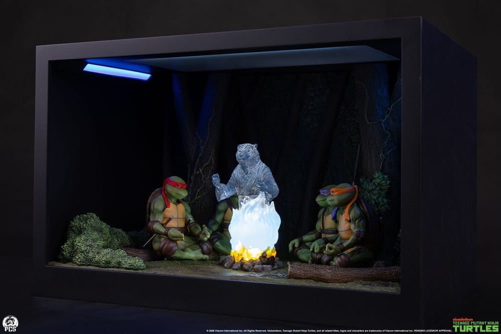 Les Tortues Ninja (Movie Moments) – Mini Scale Diorama Splinter's Spirit 36 cm