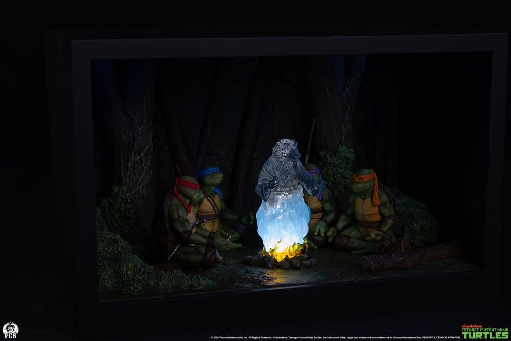 Les Tortues Ninja (Movie Moments) – Mini Scale Diorama Splinter's Spirit 36 cm