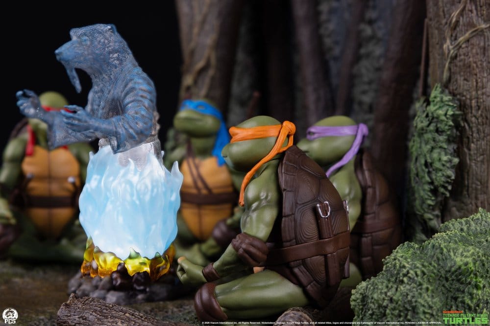 Les Tortues Ninja (Movie Moments) – Mini Scale Diorama Splinter's Spirit 36 cm