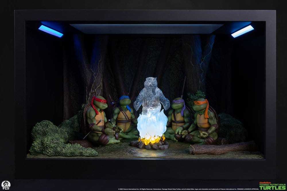 Les Tortues Ninja (Movie Moments) – Mini Scale Diorama Splinter's Spirit 36 cm
