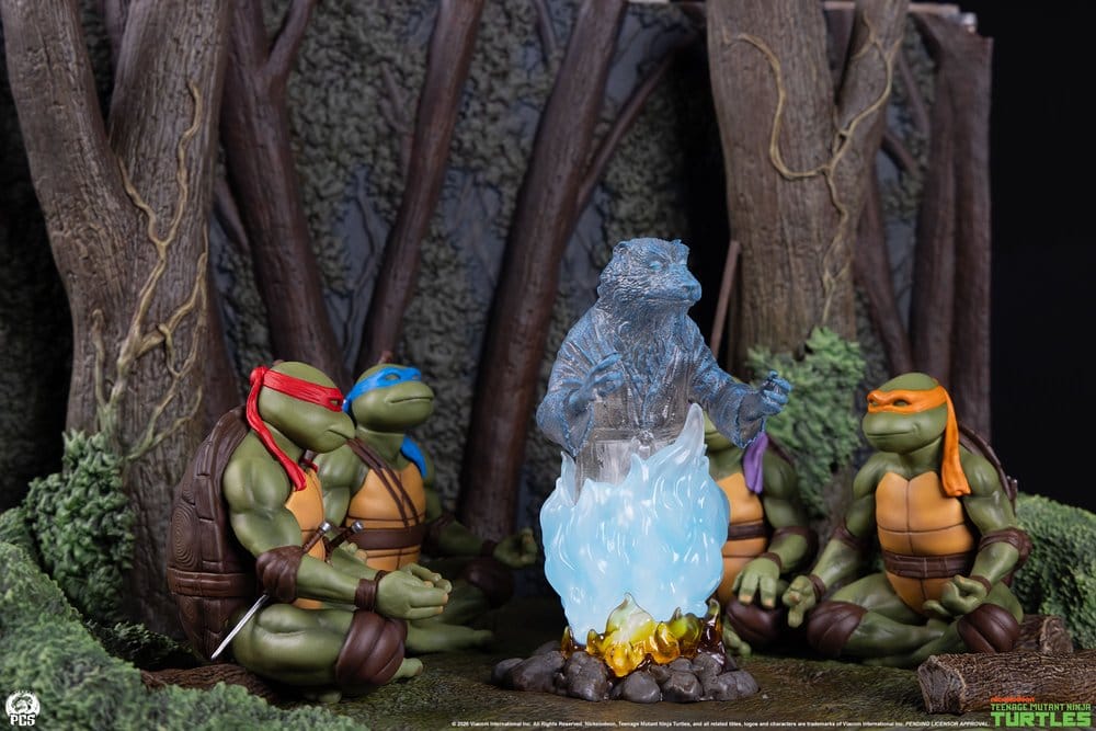 Les Tortues Ninja (Movie Moments) – Mini Scale Diorama Splinter's Spirit 36 cm