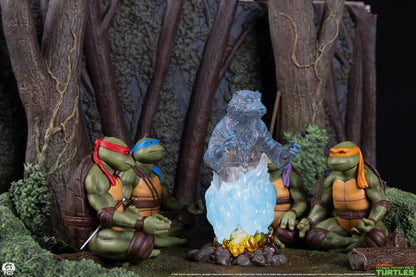 Les Tortues Ninja (Movie Moments) – Mini Scale Diorama Splinter's Spirit 36 cm