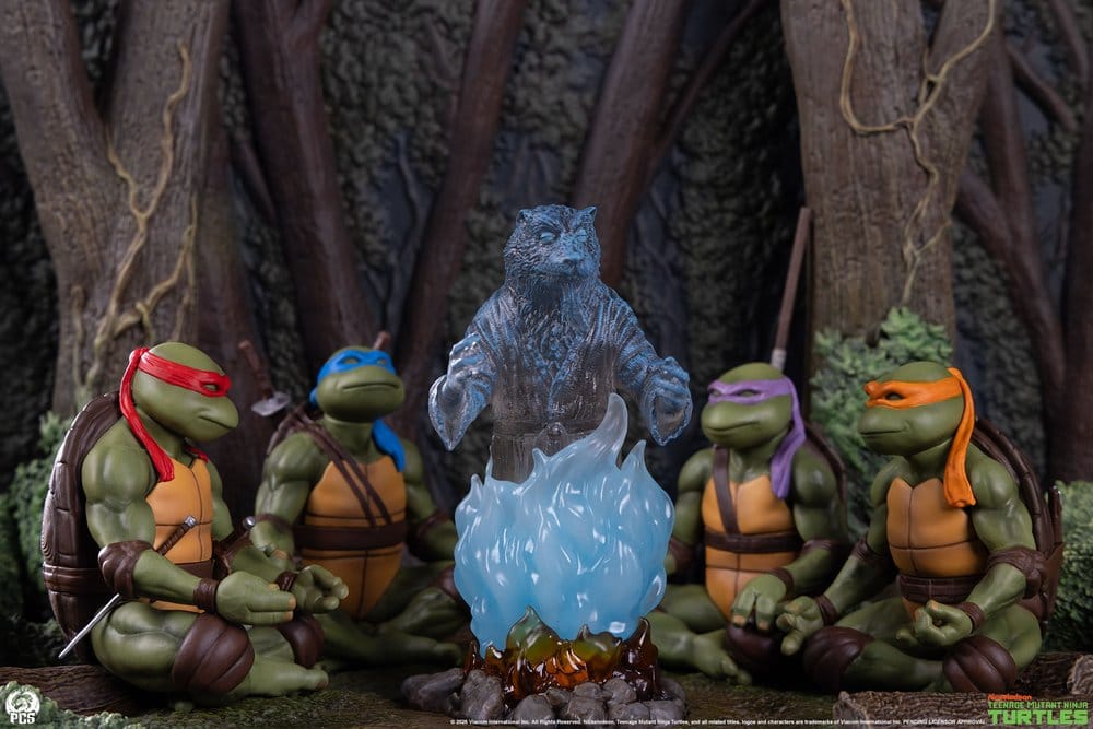 Les Tortues Ninja (Movie Moments) – Mini Scale Diorama Splinter's Spirit 36 cm