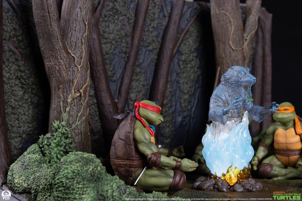 Les Tortues Ninja (Movie Moments) – Mini Scale Diorama Splinter's Spirit 36 cm