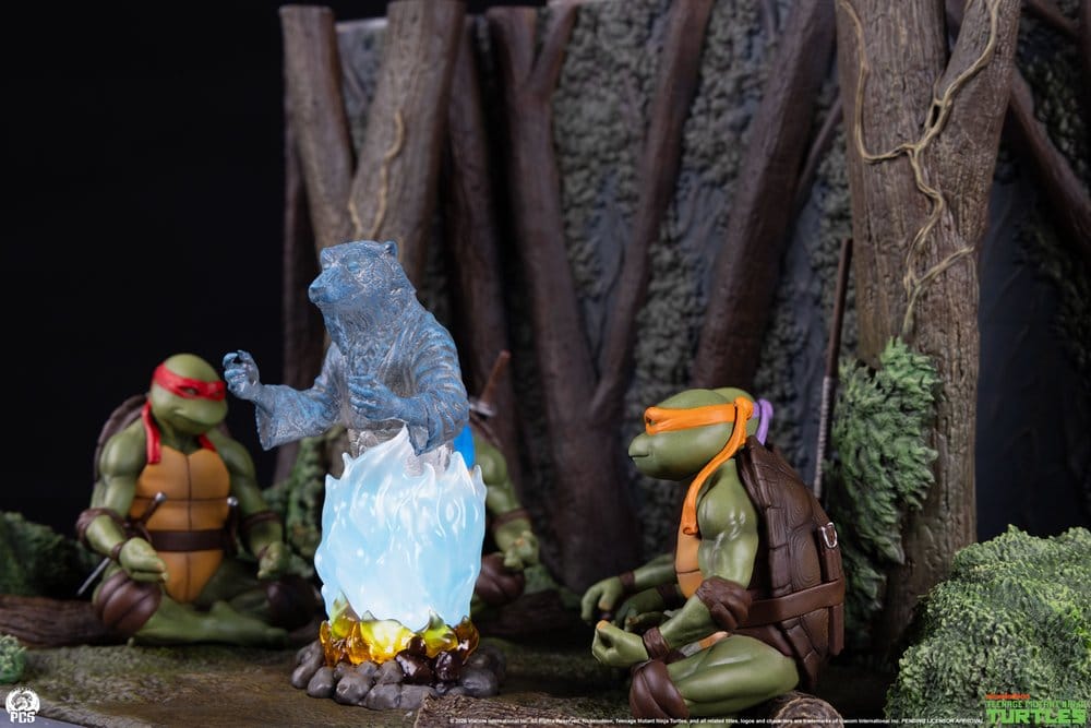 Les Tortues Ninja (Movie Moments) – Mini Scale Diorama Splinter's Spirit 36 cm