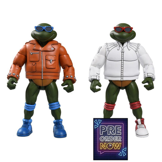 Tortues Ninja (Cartoon) figurine Punk Leo and Punk Raph 2 Pack 18 cm
