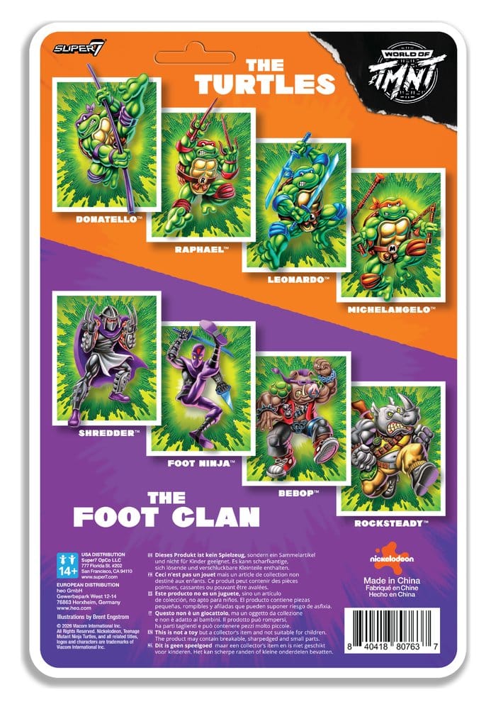 Teenage Mutant Ninja Turtles ReAction+ Wave 02 – Rocksteady