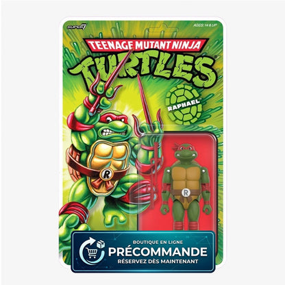 Teenage Mutant Ninja Turtles ReAction+ figurine Wave 01 Raphael