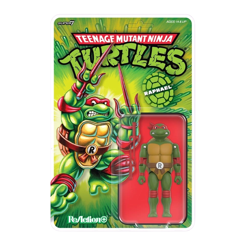 Teenage Mutant Ninja Turtles ReAction+ figurine Wave 01 Raphael