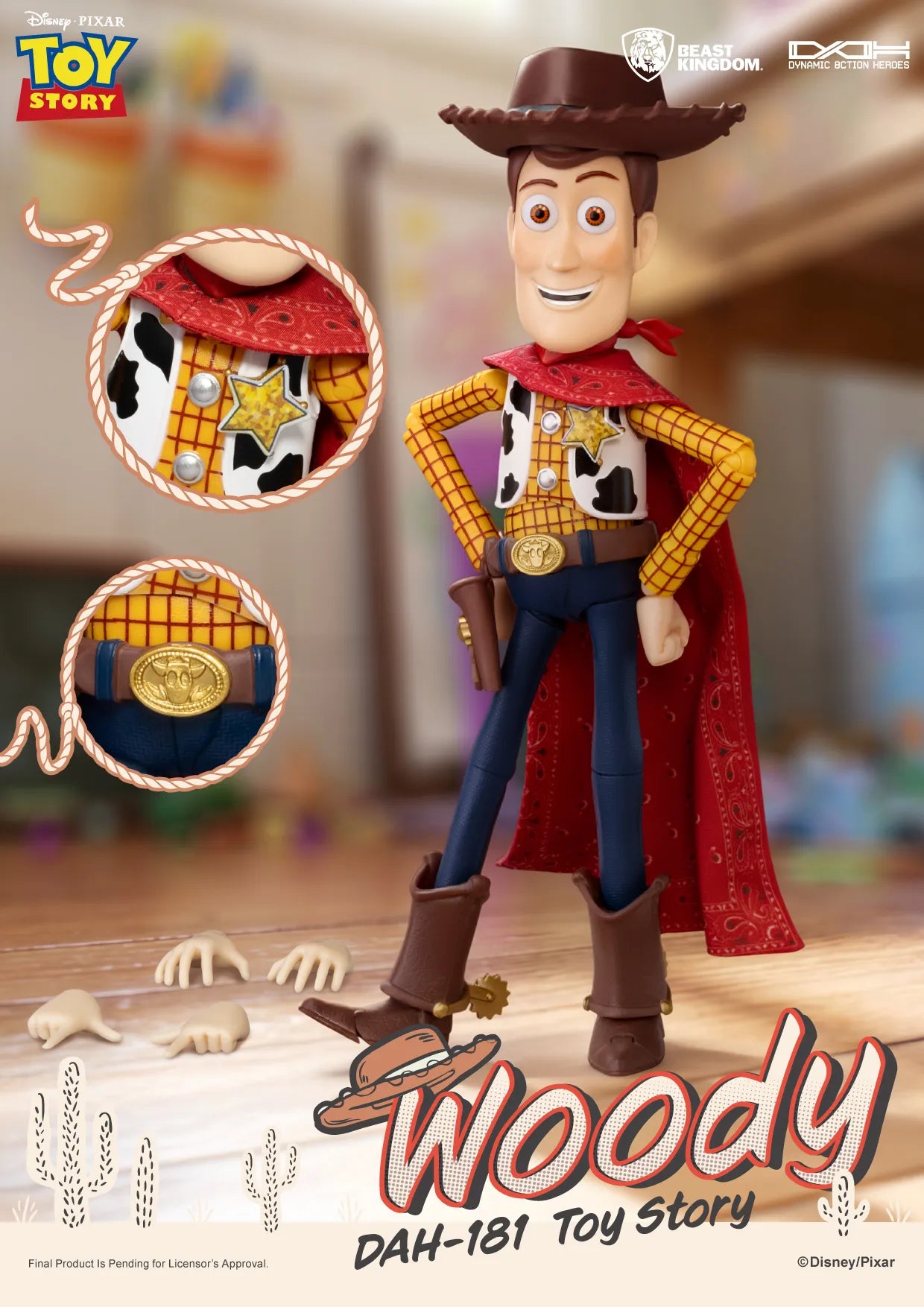 Toy story :  figurine articulée Woody