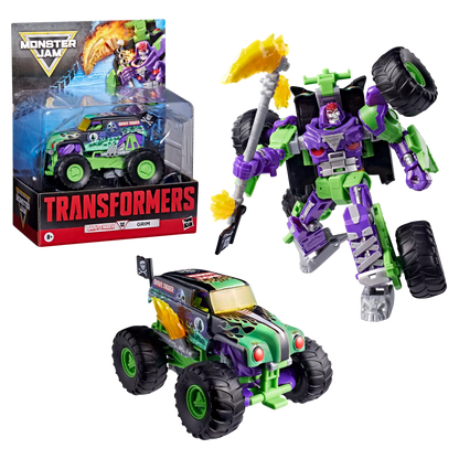 Transformers Collaborative Transformers x Monster Jam Grave Digger (Grim)