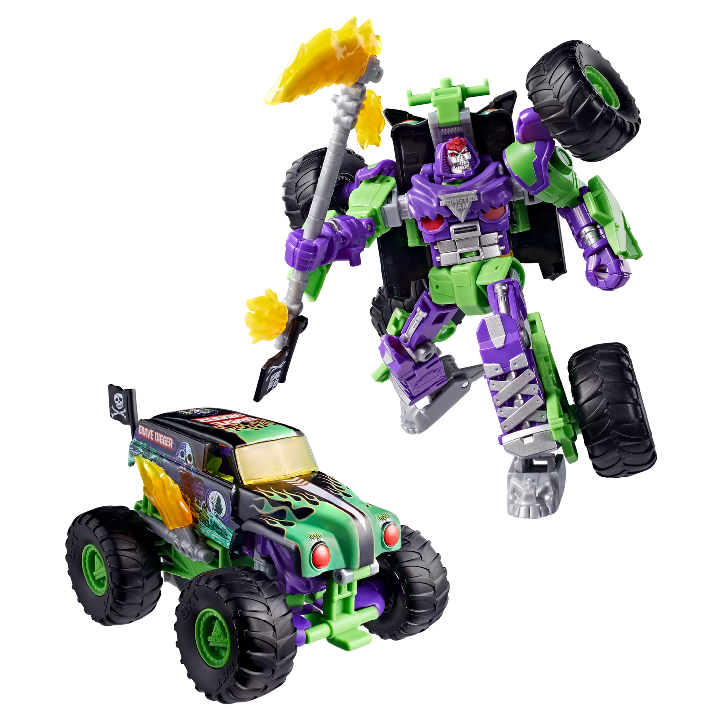 Transformers Collaborative Transformers x Monster Jam Grave Digger (Grim)