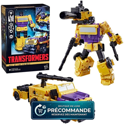 TRANSFORMERS - Swindle - Figurine Age of the Primes Voyager Class 16cm