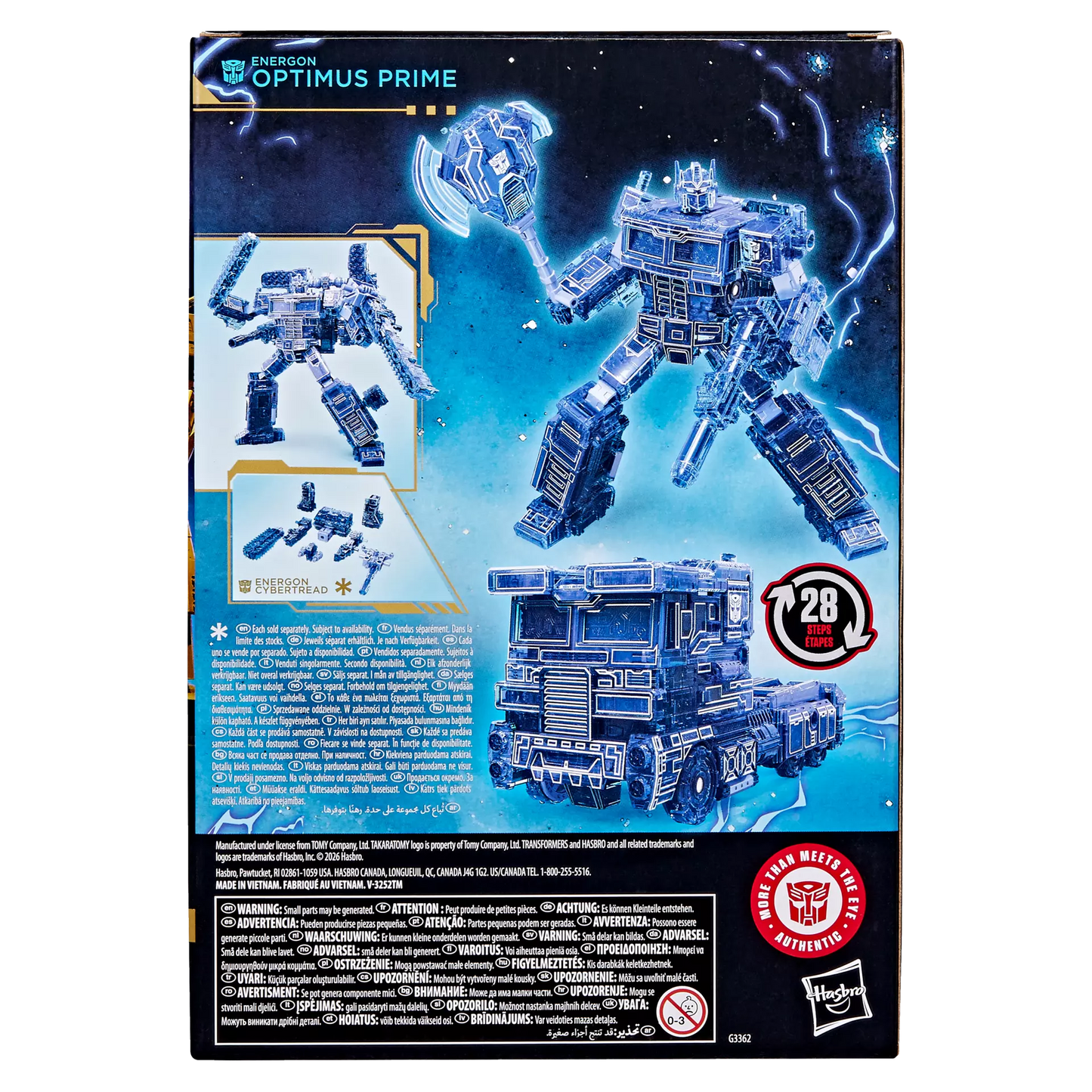 Transformers Age of the Primes Energon Optimus Prime classe Voyageur