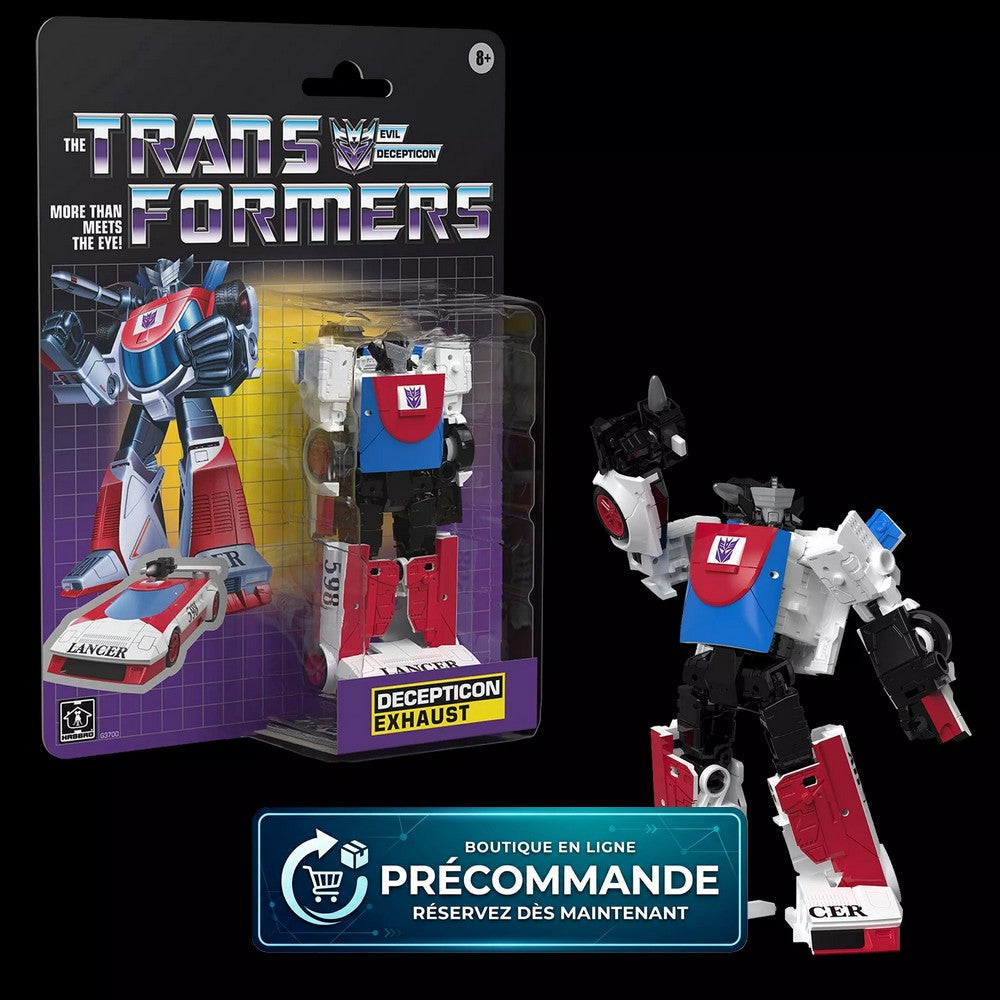 Transformers Retro G1 Decepticon Exhaust – Figurine transformable 13,2 cm