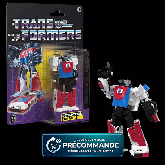 Transformers Retro G1 Decepticon Exhaust – Figurine transformable 13,2 cm