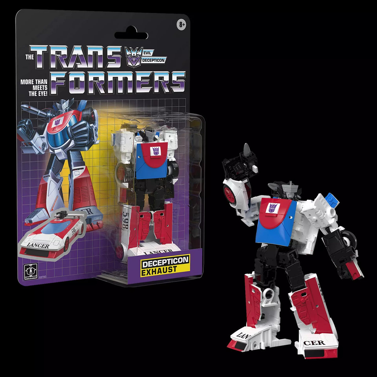 Transformers Retro G1 Decepticon Exhaust – Figurine transformable 13,2 cm