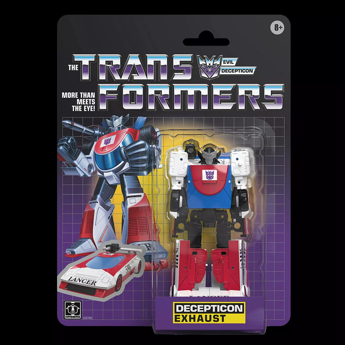 Transformers Retro G1 Decepticon Exhaust – Figurine transformable 13,2 cm
