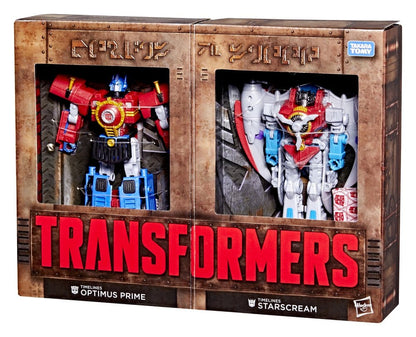 Transformers Timelines Hearts of Steel – Pack Optimus Prime & Starscream 14 cm