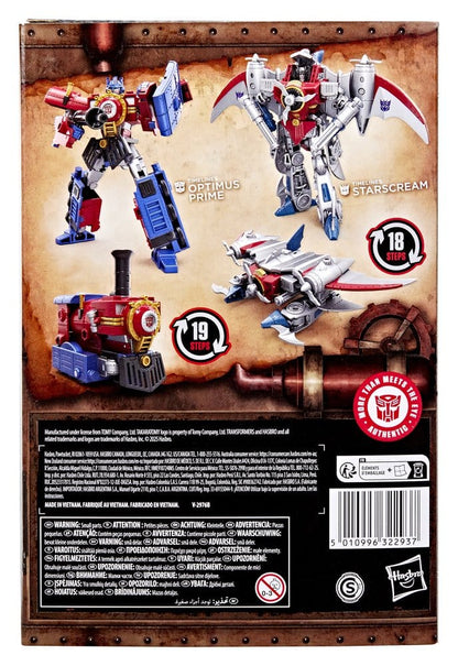 Transformers Timelines Hearts of Steel – Pack Optimus Prime & Starscream 14 cm