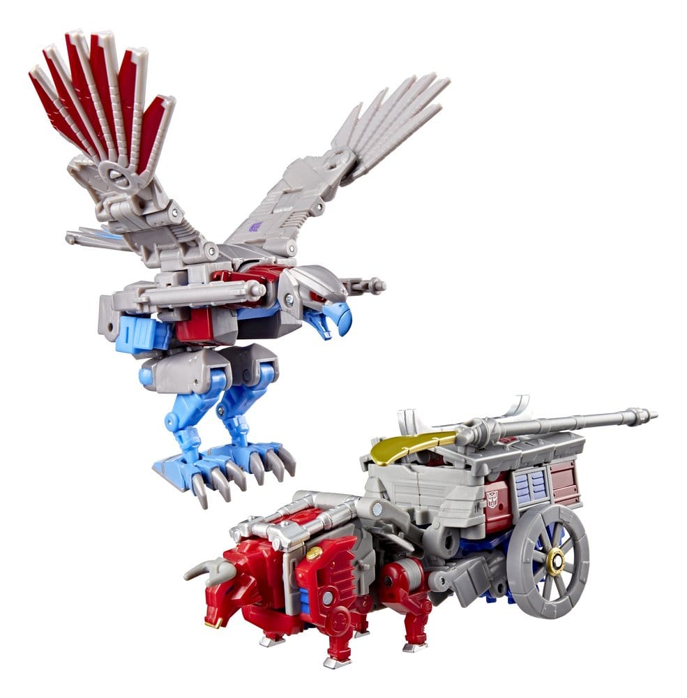 Transformers Timelines – Pack Optimus Prime & Starscream Samurai 14 cm