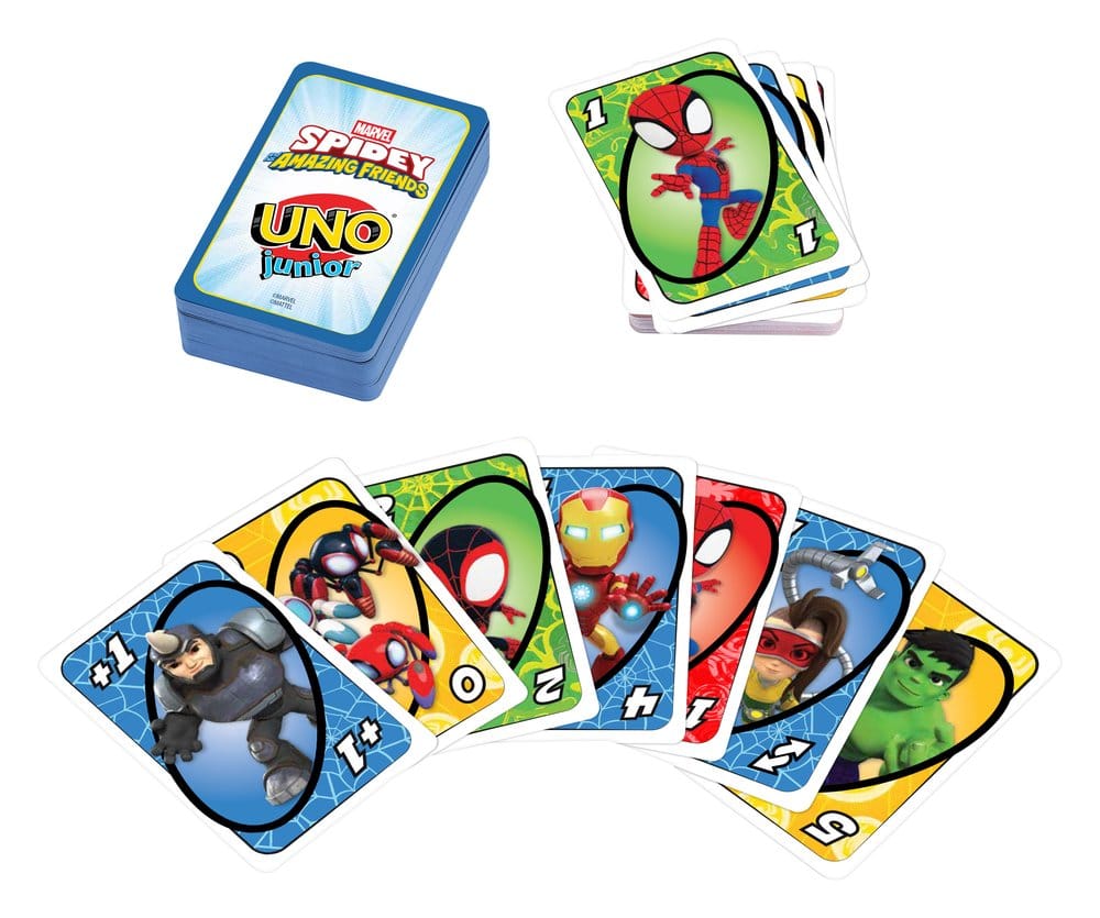 Jeu de cartes UNO Junior Spidey et ses amis extraordinaires par Mattel