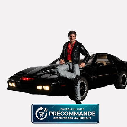 Knight Rider figurine 1/12 K.I.T.T. avec Michael Knight