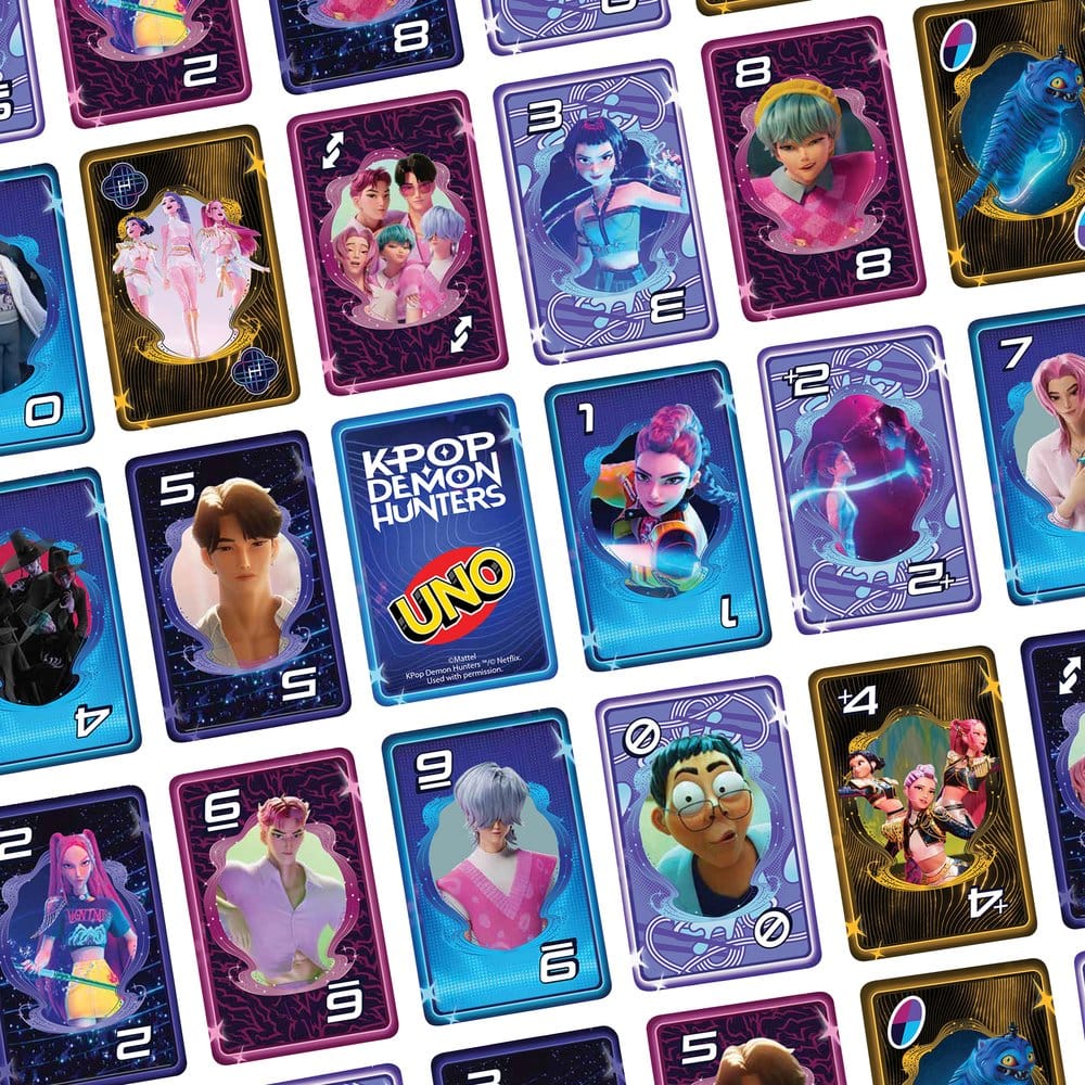 KPop Demon Hunters – UNO – Jeu de cartes