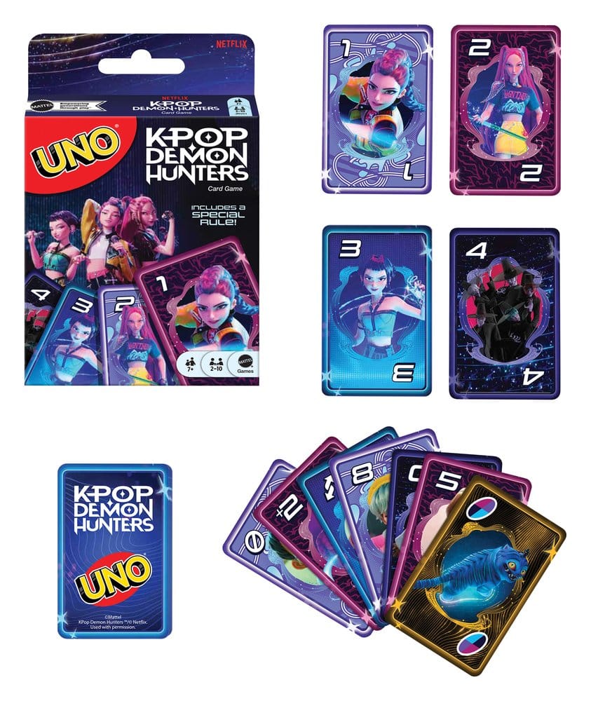 KPop Demon Hunters – UNO – Jeu de cartes
