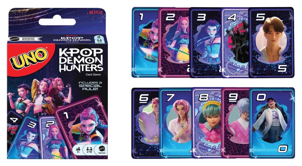 KPop Demon Hunters – UNO – Jeu de cartes