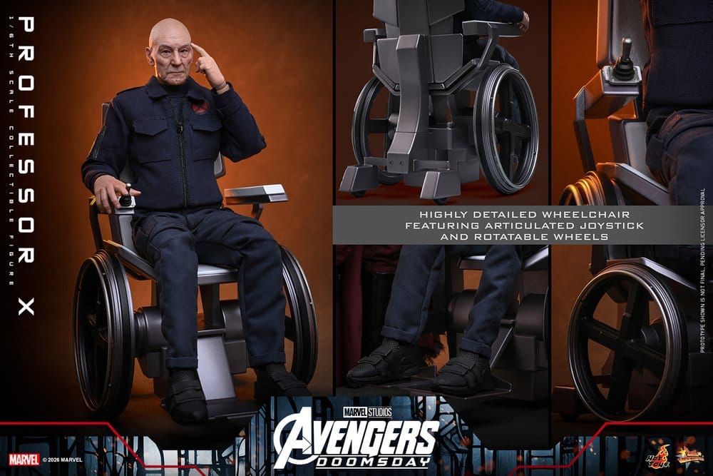 Marvel X-Men – Professor X – Avengers: Doomsday – 1/6 – 25 cm - Hot Toys
