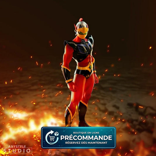 Figurine Actarus Goldorak Grendizer de 21cm par Abystyle, personnage de manga et anime, avec détails colorés et pose dynamique.