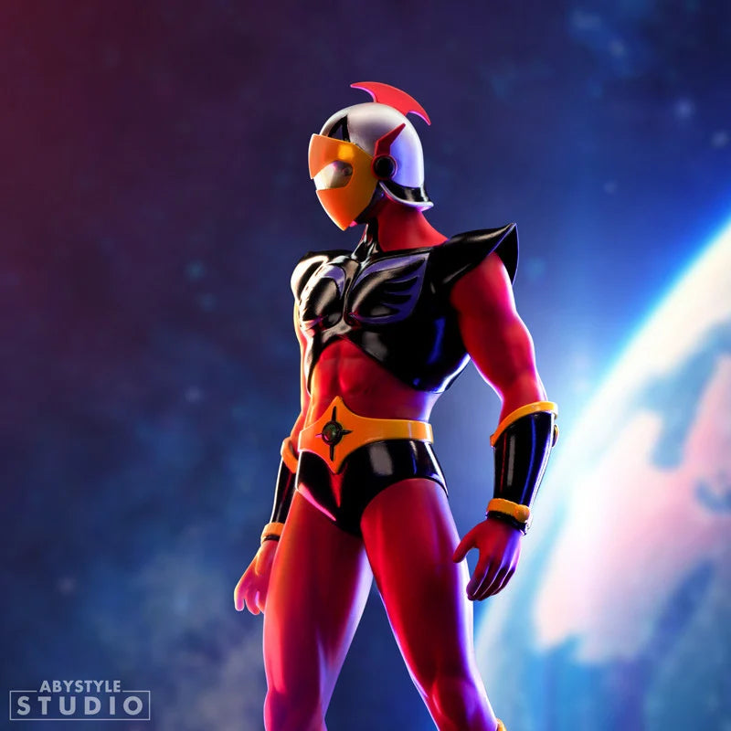 Figurine Actarus Goldorak Grendizer Abystyle, 21cm, en position dynamique, détaillée avec couleurs vives et finition de qualité.