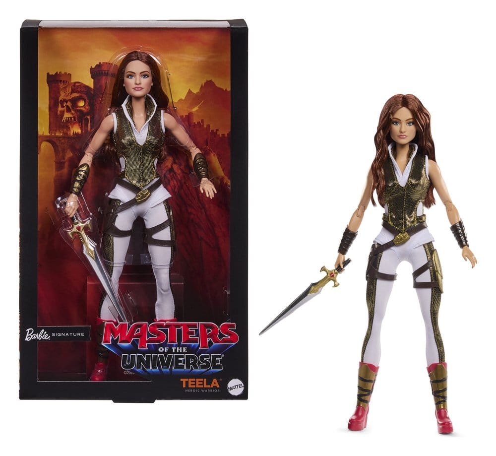 Poupée Barbie Signature Teela Masters of the Universe 30 cm de Mattel, figurine détaillée de la héroïne du film 2026.