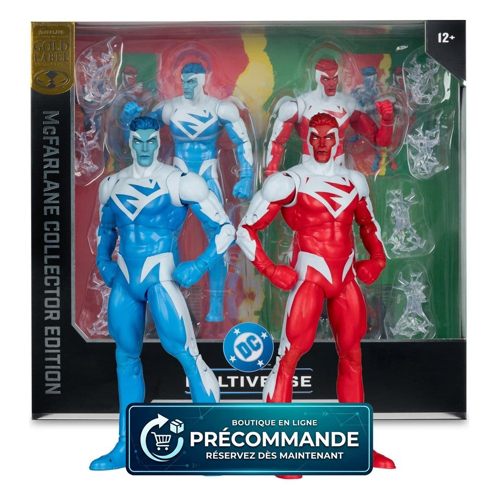 DC Multiverse – Superman Blue vs. Superman Red – Gold Label – 18 cm
