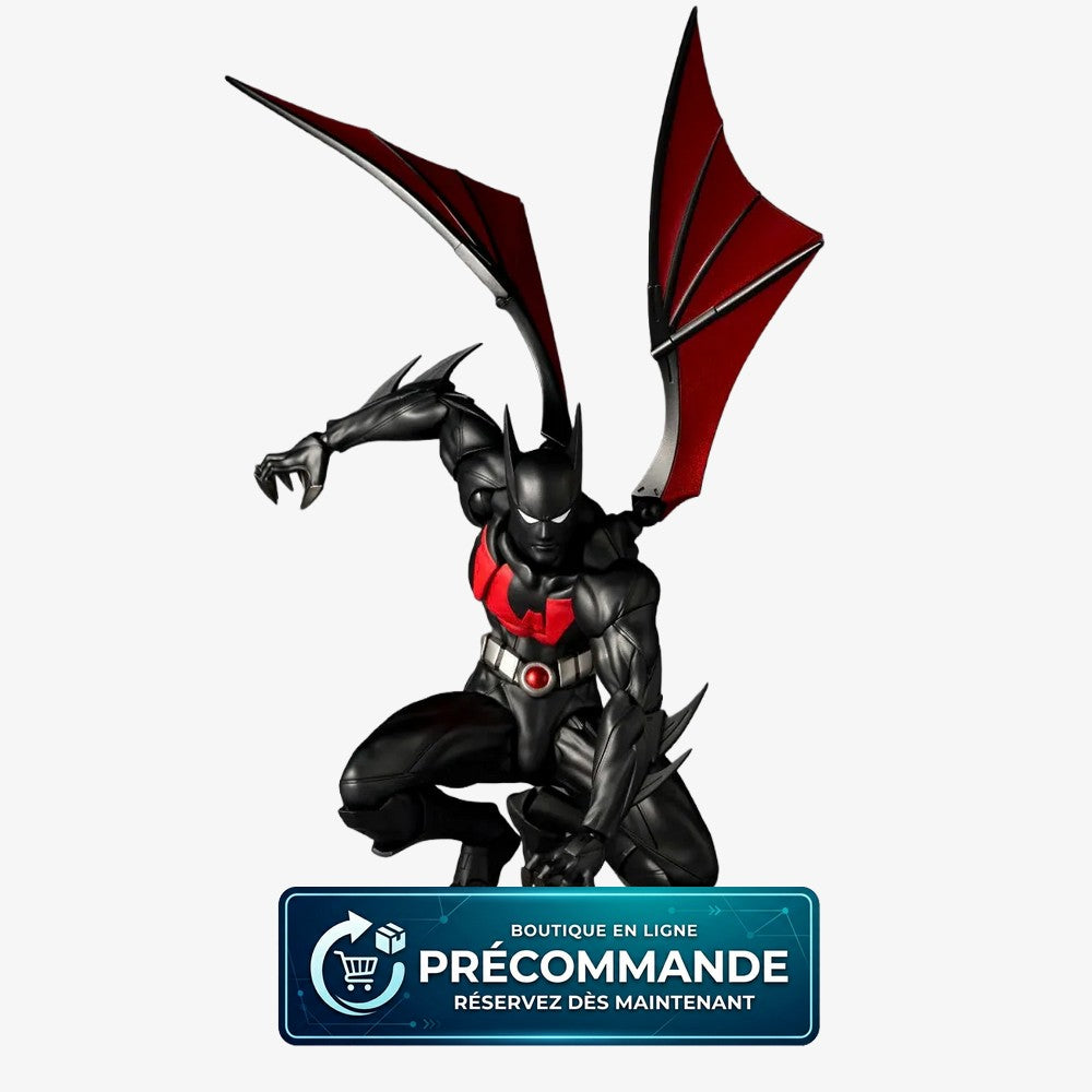 Figurine Revoltech Batman Beyond Classic Ver. d'Action Figure, personnage de Batman avec détails artistiques et pose dynamique